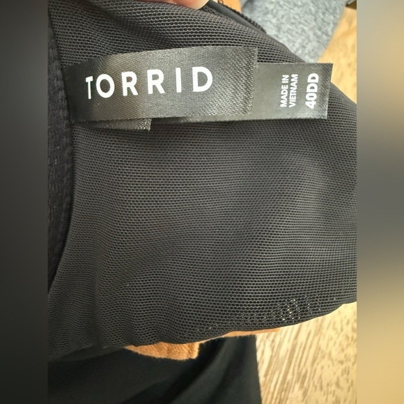 Torrid Perfect T-Shirt Push-Up Front-Close Bra 40DD black - Picture 5 of 5